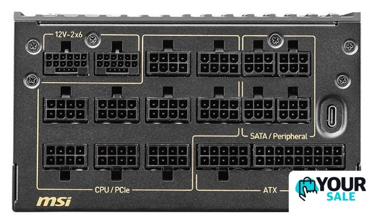 Блок питания MSI MEG Ai1600T PCIE5 - Изображение №3 — Интернет-магазин Your Sale