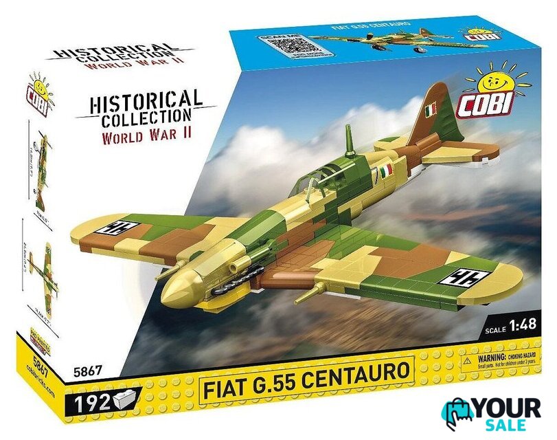 Конструктор Cobi Historical Collection WWII Fiat G.55 Centauro - Изображение №8 — Интернет-магазин Your Sale