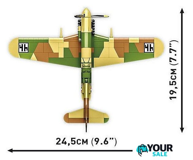 Конструктор Cobi Historical Collection WWII Fiat G.55 Centauro - Изображение №7 — Интернет-магазин Your Sale