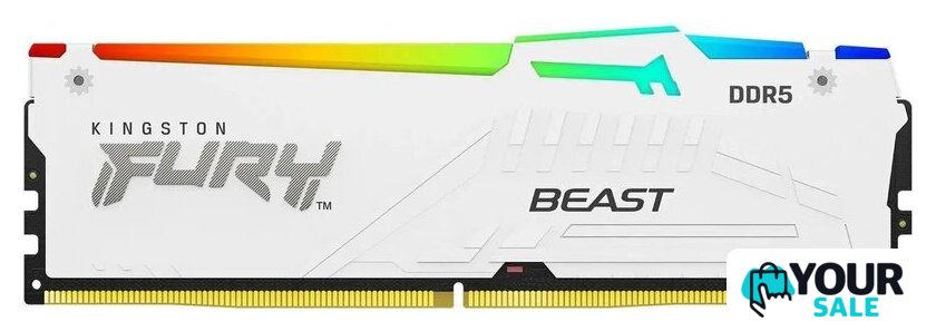 Оперативная память Kingston FURY Beast RGB 16ГБ DDR5 5200 МГц KF552C40BWA-16 - Изображение №1 — Интернет-магазин Your Sale