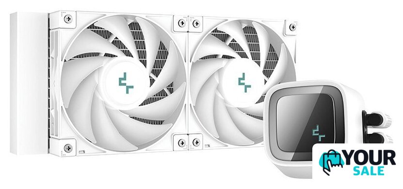 Система жидкостного охлаждения для процессора DeepCool LS520 WH R-LS520-WHAMNT-G-1 - Изображение №7 — Интернет-магазин Your Sale