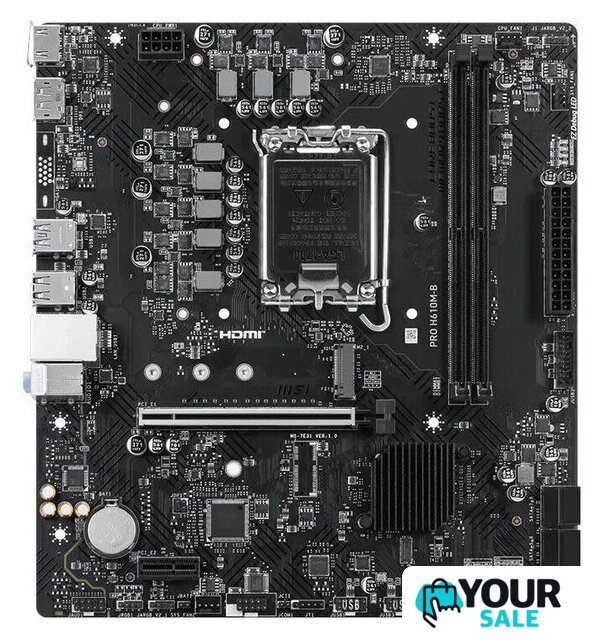 Материнская плата MSI PRO H610M-B - Изображение №1 — Интернет-магазин Your Sale