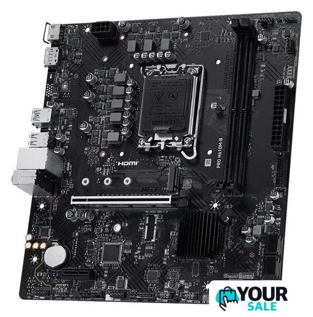 Материнская плата MSI PRO H610M-B - Изображение №2 — Интернет-магазин Your Sale