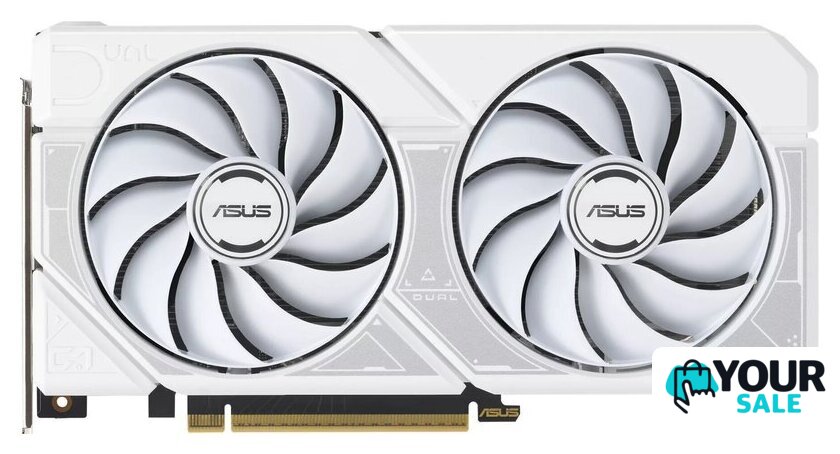 Видеокарта ASUS Dual GeForce RTX 5060 Ti 16GB GDDR7 White OC Edition DUAL-RTX5060TI-O16G-WHITE - Изображение №2 — Интернет-магазин Your Sale