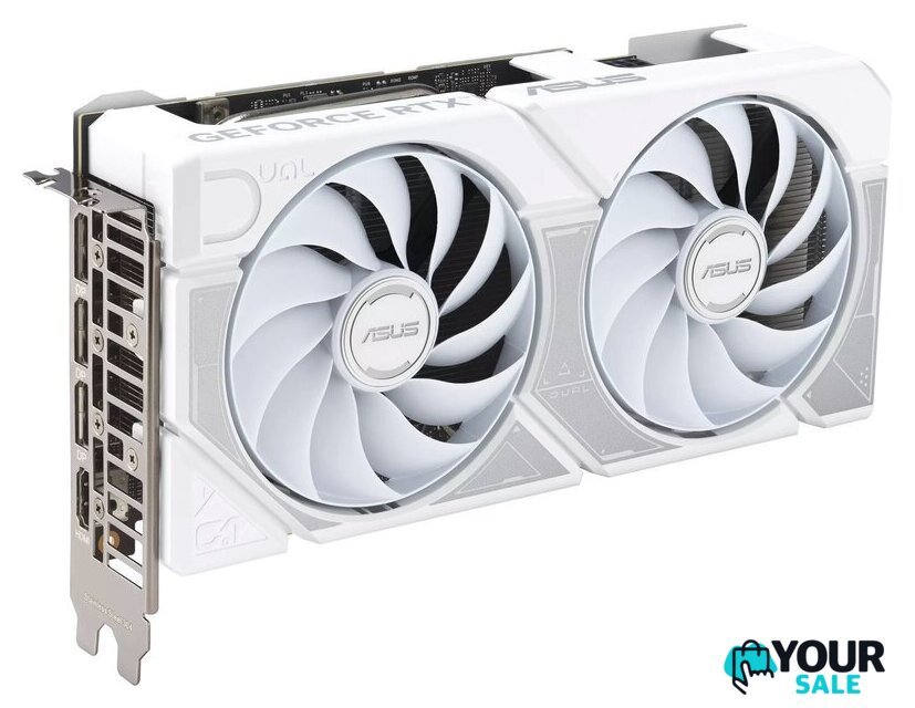 Видеокарта ASUS Dual GeForce RTX 5060 Ti 16GB GDDR7 White OC Edition DUAL-RTX5060TI-O16G-WHITE - Изображение №1 — Интернет-магазин Your Sale