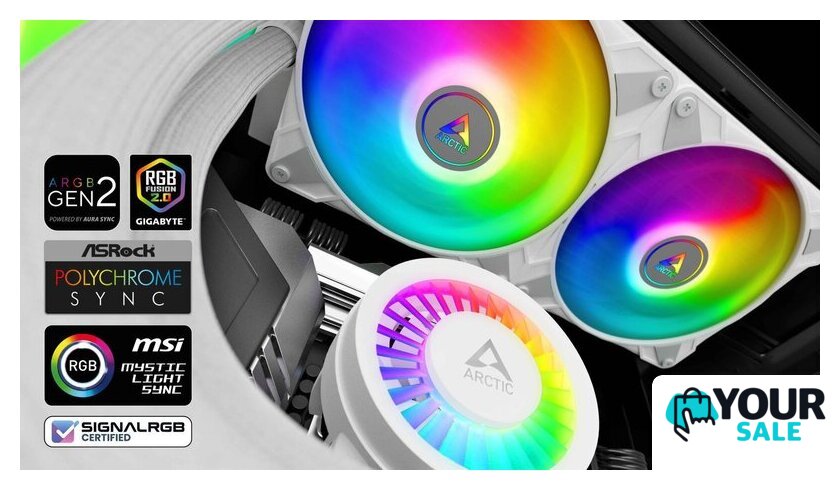 Система жидкостного охлаждения для процессора Arctic Liquid Freezer III 280 A-RGB White ACFRE00151A - Изображение №8 — Интернет-магазин Your Sale