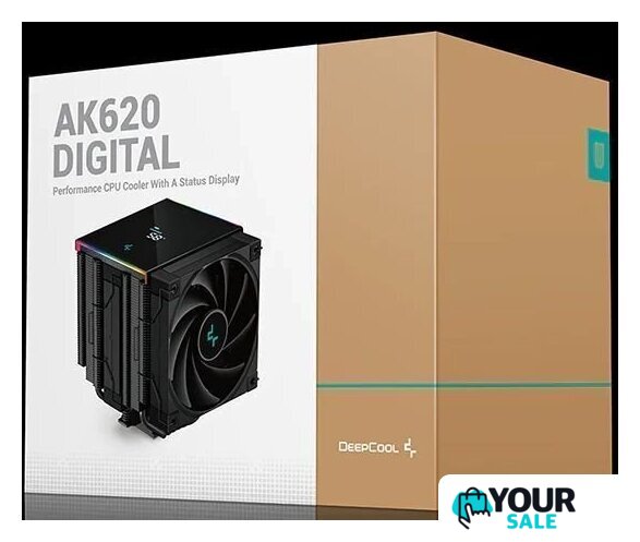 Кулер для процессора DeepCool AK620 Digital R-AK620-BKADMN-G - Изображение №2 — Интернет-магазин Your Sale