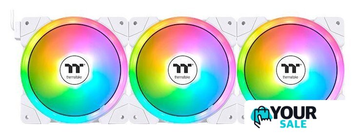 Комплект вентиляторов для корпуса Thermaltake Swafan EX14 ARGB White TT Premium Edition 3-Fan Pack CL-F170-PL14SW-A - Изображение №1 — Интернет-магазин Your Sale