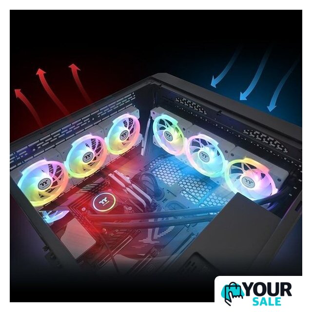 Комплект вентиляторов для корпуса Thermaltake Swafan EX14 ARGB White TT Premium Edition 3-Fan Pack CL-F170-PL14SW-A - Изображение №6 — Интернет-магазин Your Sale