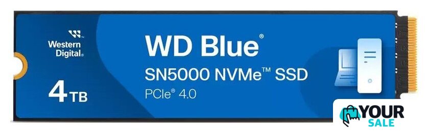 SSD WD Blue SN5000 4TB WDS400T4B0E - Изображение №1 — Интернет-магазин Your Sale