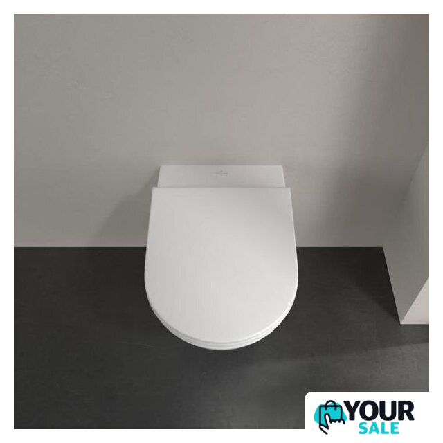 Унитаз подвесной Villeroy & Boch Universo Twistflush Combi-Pack 4670T9R1 - Изображение №5 — Интернет-магазин Your Sale