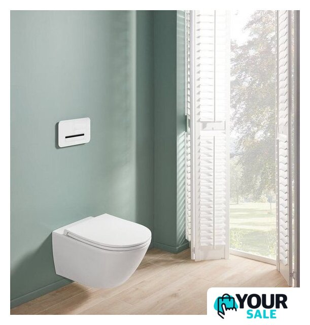 Унитаз подвесной Villeroy & Boch Universo Twistflush Combi-Pack 4670T9R1 - Изображение №14 — Интернет-магазин Your Sale