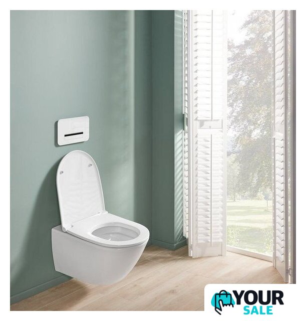 Унитаз подвесной Villeroy & Boch Universo Twistflush Combi-Pack 4670T9R1 - Изображение №17 — Интернет-магазин Your Sale