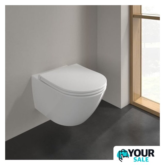 Унитаз подвесной Villeroy & Boch Universo Twistflush Combi-Pack 4670T9R1 - Изображение №3 — Интернет-магазин Your Sale