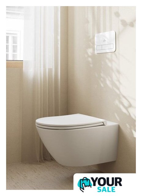 Унитаз подвесной Villeroy & Boch Universo Twistflush Combi-Pack 4670T9R1 - Изображение №13 — Интернет-магазин Your Sale