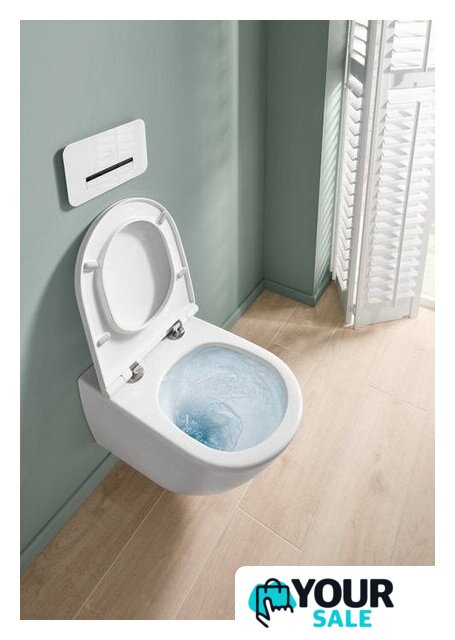 Унитаз подвесной Villeroy & Boch Universo Twistflush Combi-Pack 4670T9R1 - Изображение №20 — Интернет-магазин Your Sale