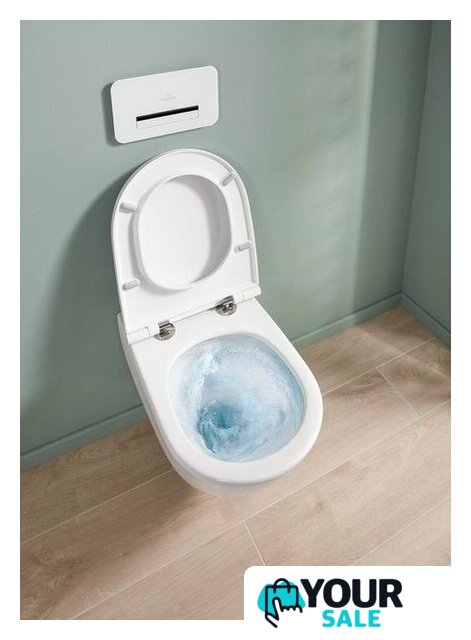 Унитаз подвесной Villeroy & Boch Universo Twistflush Combi-Pack 4670T9R1 - Изображение №18 — Интернет-магазин Your Sale