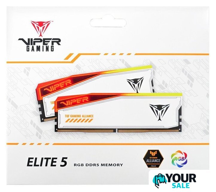 Оперативная память Patriot Viper Elite 5 RGB TUF Gaming Alliance 2x24ГБ DDR5 6000 МГц PVER548G60C36KT - Изображение №6 — Интернет-магазин Your Sale