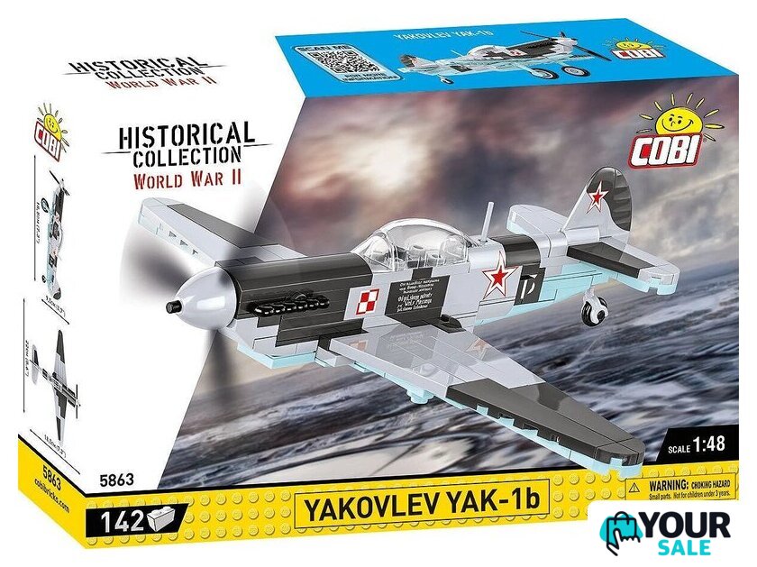 Конструктор Cobi Historical Collection WWII Yakovlev Yak - 1B - Изображение №10 — Интернет-магазин Your Sale