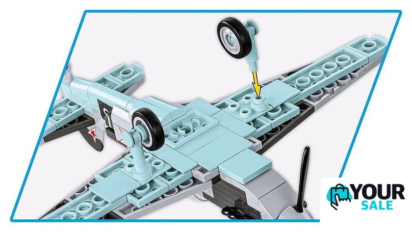 Конструктор Cobi Historical Collection WWII Yakovlev Yak - 1B - Изображение №6 — Интернет-магазин Your Sale