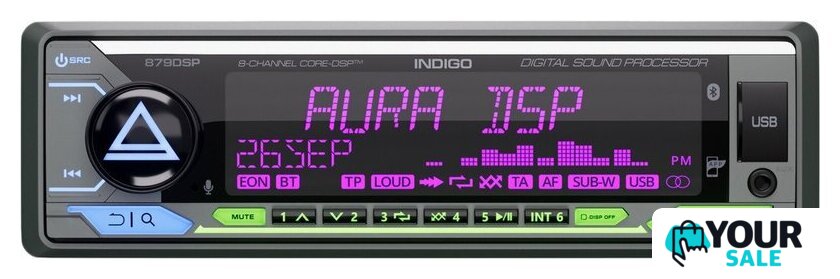 USB-магнитола Aura Indigo-879DSP - Изображение №1 — Интернет-магазин Your Sale