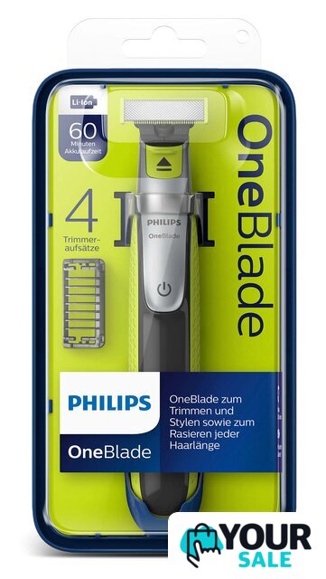 Триммер для бороды и усов Philips OneBlade QP2530/20 - Изображение №7 — Интернет-магазин Your Sale
