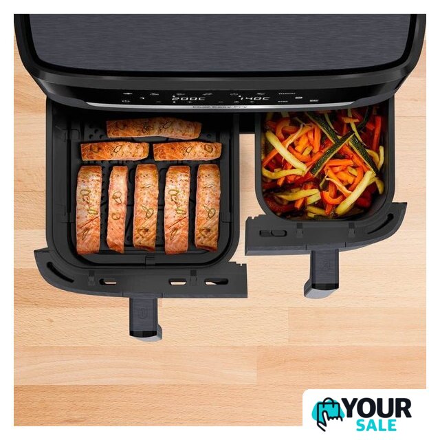Аэрогриль (аэрофритюрница) Tefal Dual Easy Fry EY942BE0 - Изображение №3 — Интернет-магазин Your Sale