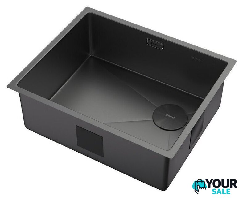 Кухонная мойка ZorG Zerox 54 U / IF Side SF Zurinox PVD Gunblack - Изображение №2 — Интернет-магазин Your Sale