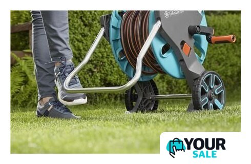 Тележка со шлангом Gardena Тележка AquaRoll M со шлангом Classic (1/2