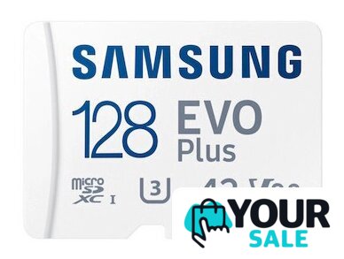 Карта памяти Samsung EVO Plus 2024 microSDXC 128GB (с адаптером) - Изображение №1 — Интернет-магазин Your Sale