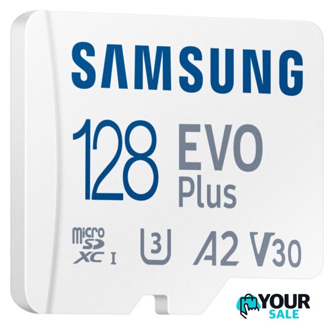 Карта памяти Samsung EVO Plus 2024 microSDXC 128GB (с адаптером) - Изображение №3 — Интернет-магазин Your Sale