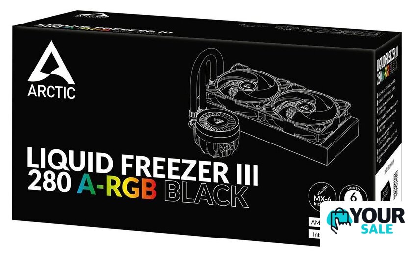 Система жидкостного охлаждения для процессора Arctic Liquid Freezer III 280 A-RGB Black ACFRE00143A - Изображение №12 — Интернет-магазин Your Sale