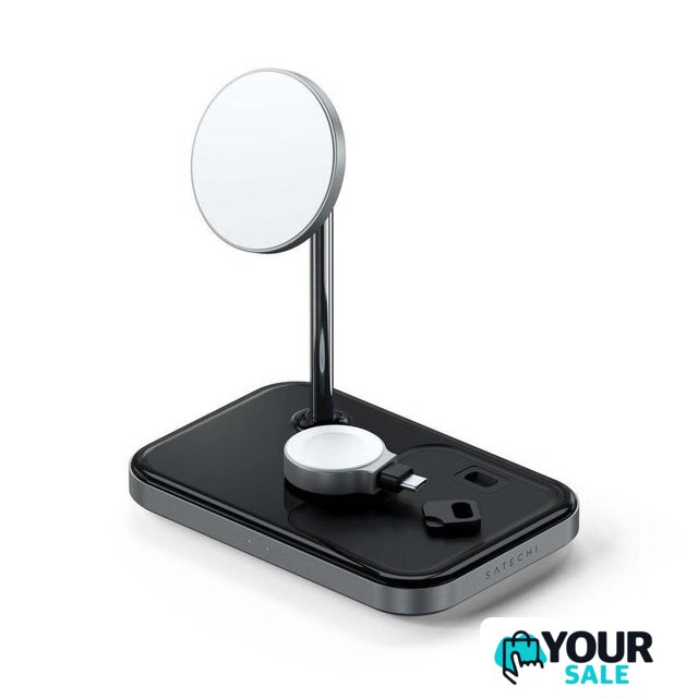 Беспроводное зарядное Satechi 3-in-1 Magnetic Wireless Charging Stand - Изображение №5 — Интернет-магазин Your Sale