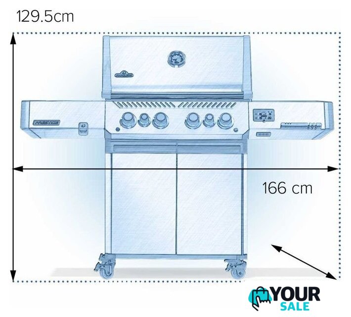 Газовый гриль для дачи Napoleon Prestige 500 Connected RSIB PP500VXRSIBPK-PL - Изображение №2 — Интернет-магазин Your Sale