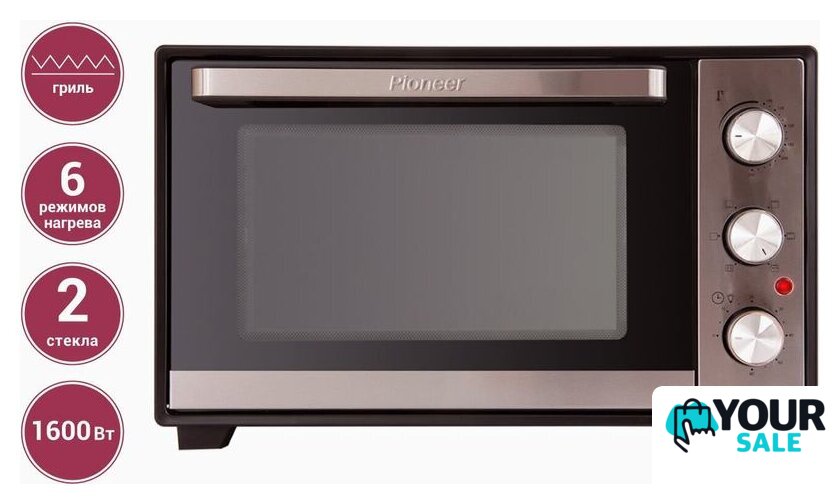 Мини-печь Pioneer MO5015G - Изображение №6 — Интернет-магазин Your Sale
