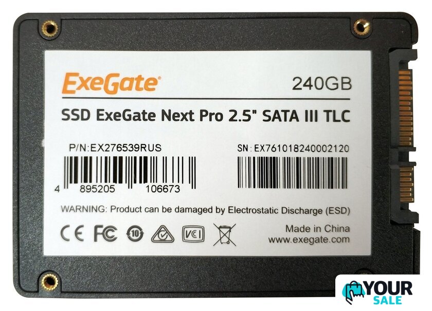SSD ExeGate Next Pro 960GB EX276685RUS - Изображение №2 — Интернет-магазин Your Sale