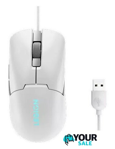 Игровая мышь Lenovo Legion M300s RGB (белый) - Изображение №2 — Интернет-магазин Your Sale