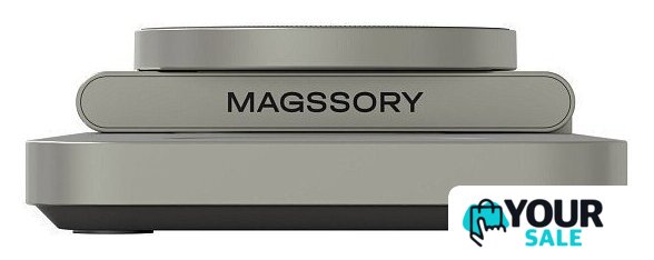 Беспроводное зарядное Magssory Yoga 3 в 1 Charging Station для Apple Qi2 WCH016t (титан) - Изображение №9 — Интернет-магазин Your Sale