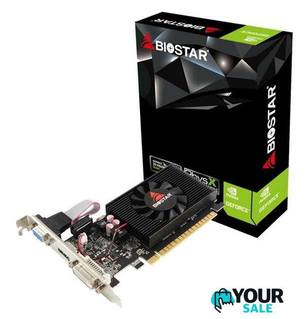 Видеокарта BIOSTAR GeForce GT 710 2GB DDR3 VN7103THX6 - Изображение №1 — Интернет-магазин Your Sale