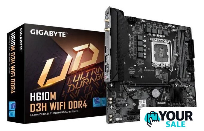 Материнская плата Gigabyte H610M D3H WiFi DDR4 - Изображение №4 — Интернет-магазин Your Sale