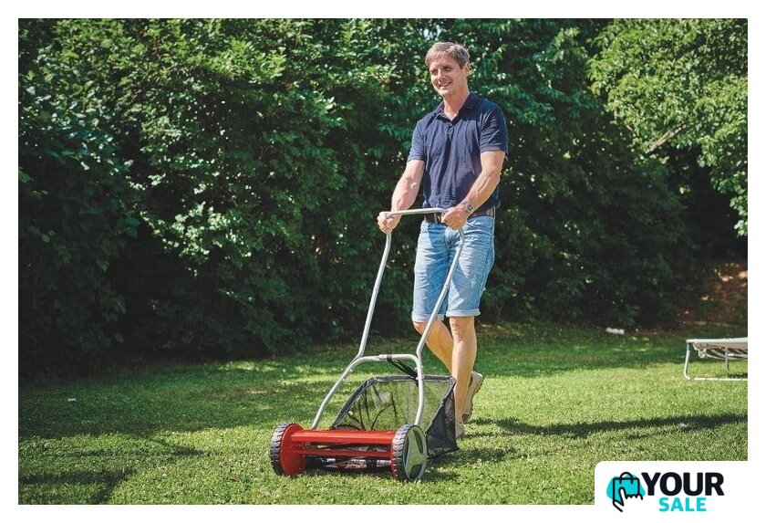 Барабанная газонокосилка Einhell GC-HM 400 - Изображение №5 — Интернет-магазин Your Sale