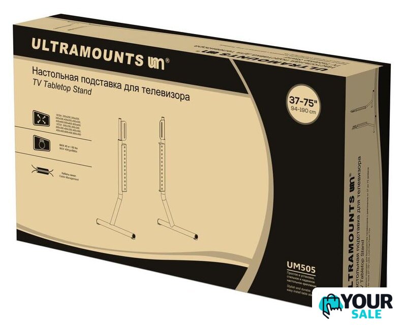 Подставка для телевизора Ultramounts UM505 (черный) - Изображение №2 — Интернет-магазин Your Sale