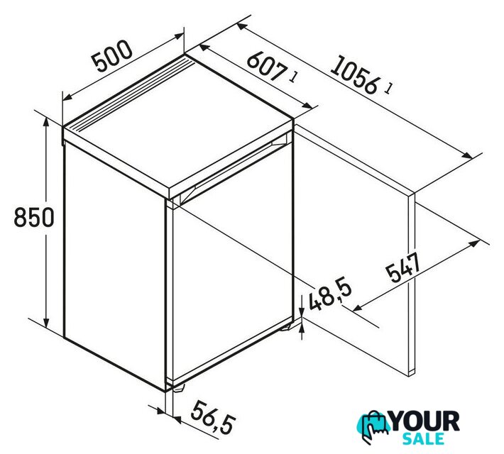 Мини-холодильник Liebherr Rd 1200 Pure 1200-20001 - Изображение №9 — Интернет-магазин Your Sale