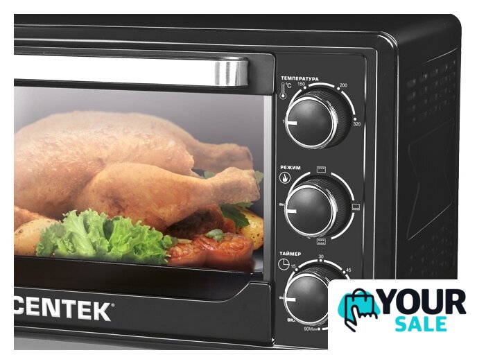 Мини-печь CENTEK CT-1537-30 (черный) - Изображение №2 — Интернет-магазин Your Sale