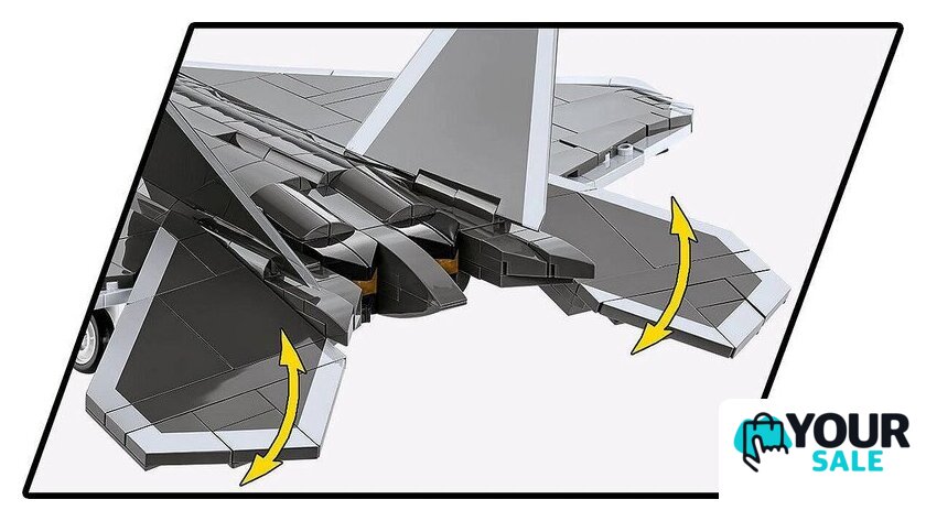 Конструктор Cobi Armed Forces Lockheed F-22 Raptor - Изображение №7 — Интернет-магазин Your Sale