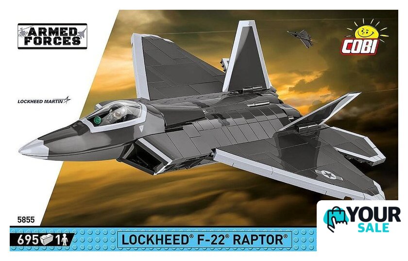 Конструктор Cobi Armed Forces Lockheed F-22 Raptor - Изображение №1 — Интернет-магазин Your Sale