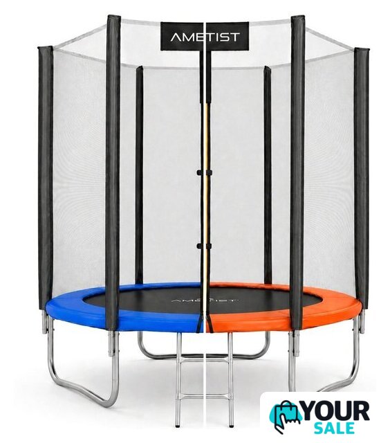 Батут AMETIST Outside D252-08FT (синий/оранжевый) - Изображение №1 — Интернет-магазин Your Sale