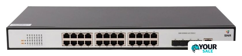Управляемый коммутатор 2-го уровня SNR SNR-S2985G-24T-POE-E - Изображение №1 — Интернет-магазин Your Sale