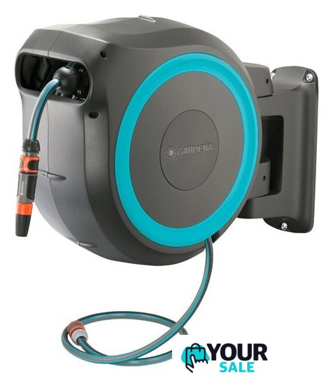 Катушка со шлангом Gardena Катушка со шлангом автоматическая RollUp 18620-20 (13 мм, 25 м) - Изображение №1 — Интернет-магазин Your Sale