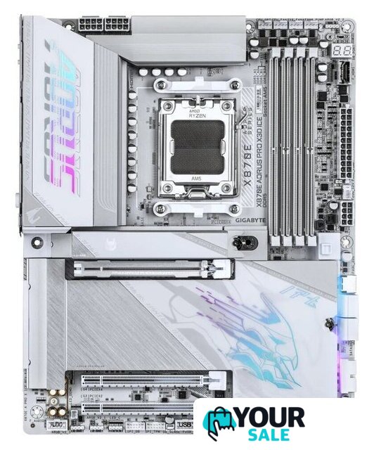 Материнская плата Gigabyte X870E Aorus Pro X3D Ice - Изображение №1 — Интернет-магазин Your Sale